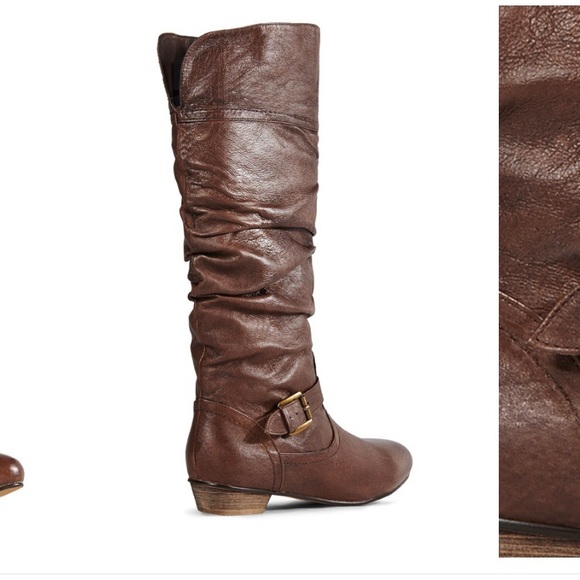 NEW brown boots - JustFab Evans size 11 - Picture 2 of 13